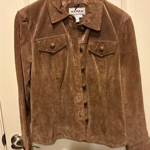 Women's Brown Suede Jacket